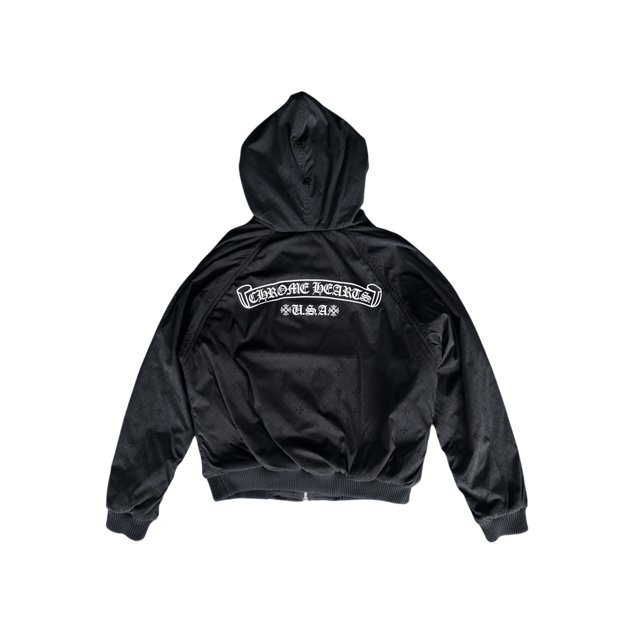 Chrome Hearts Black & Grey Jacquard Reversible Jacket - Morely TrendsChrome Hearts Type here:)