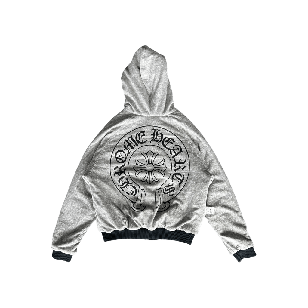 Chrome Hearts Black & Grey Jacquard Reversible Jacket - Morely TrendsChrome Hearts Type here:)