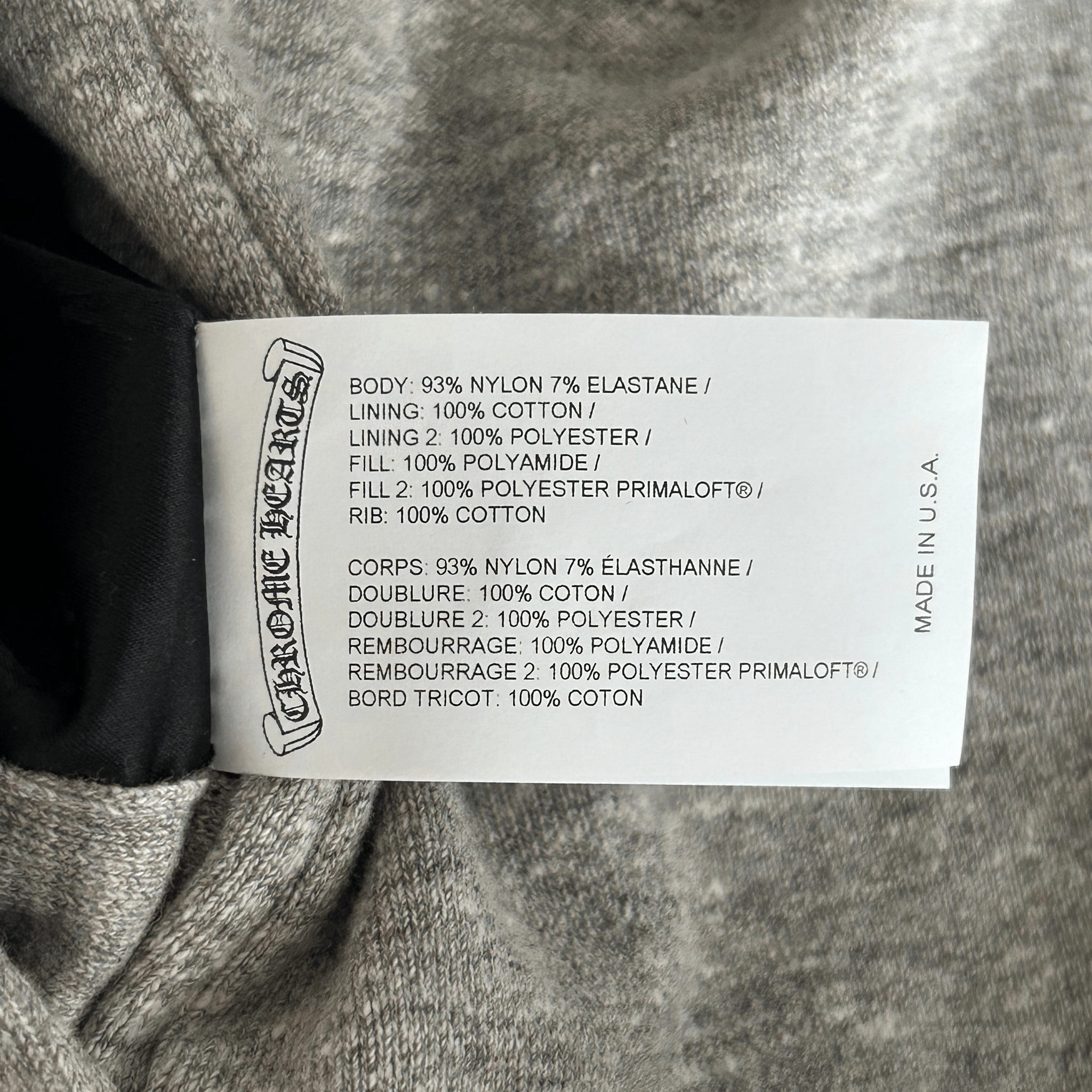 Chrome Hearts Black & Grey Jacquard Reversible Jacket - Morely TrendsChrome Hearts Type here:)