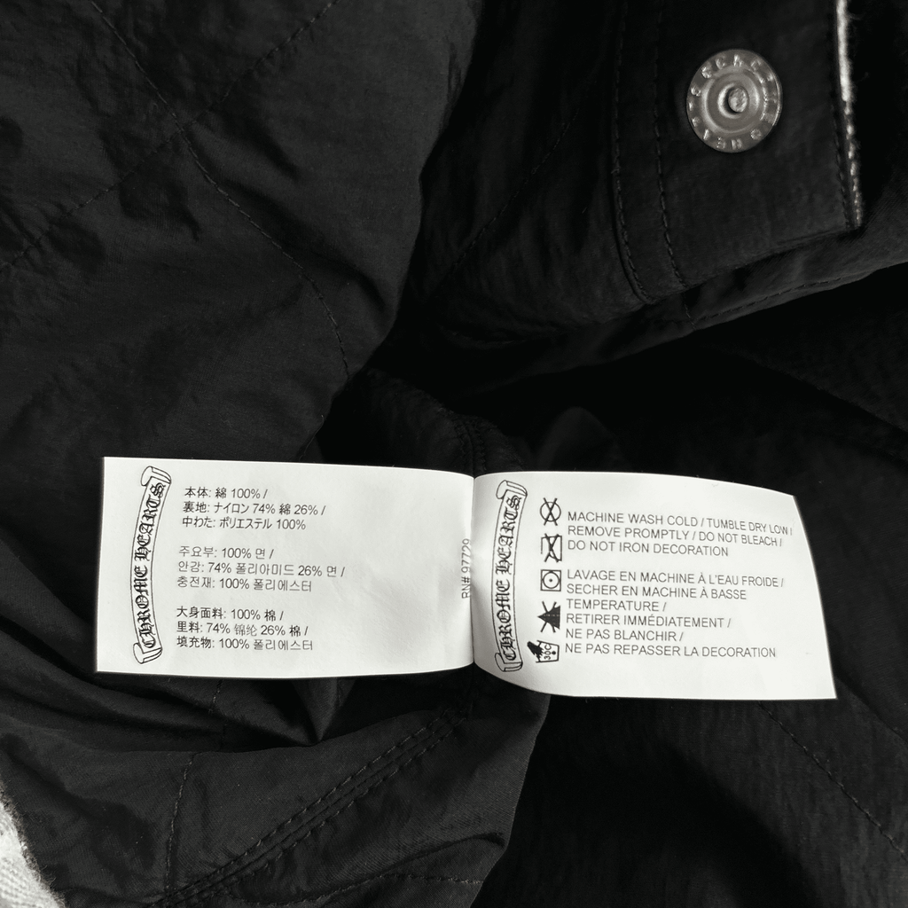 Chrome Hearts Black & Grey Plaid Jacket - Morely TrendsChrome Hearts Type here:)