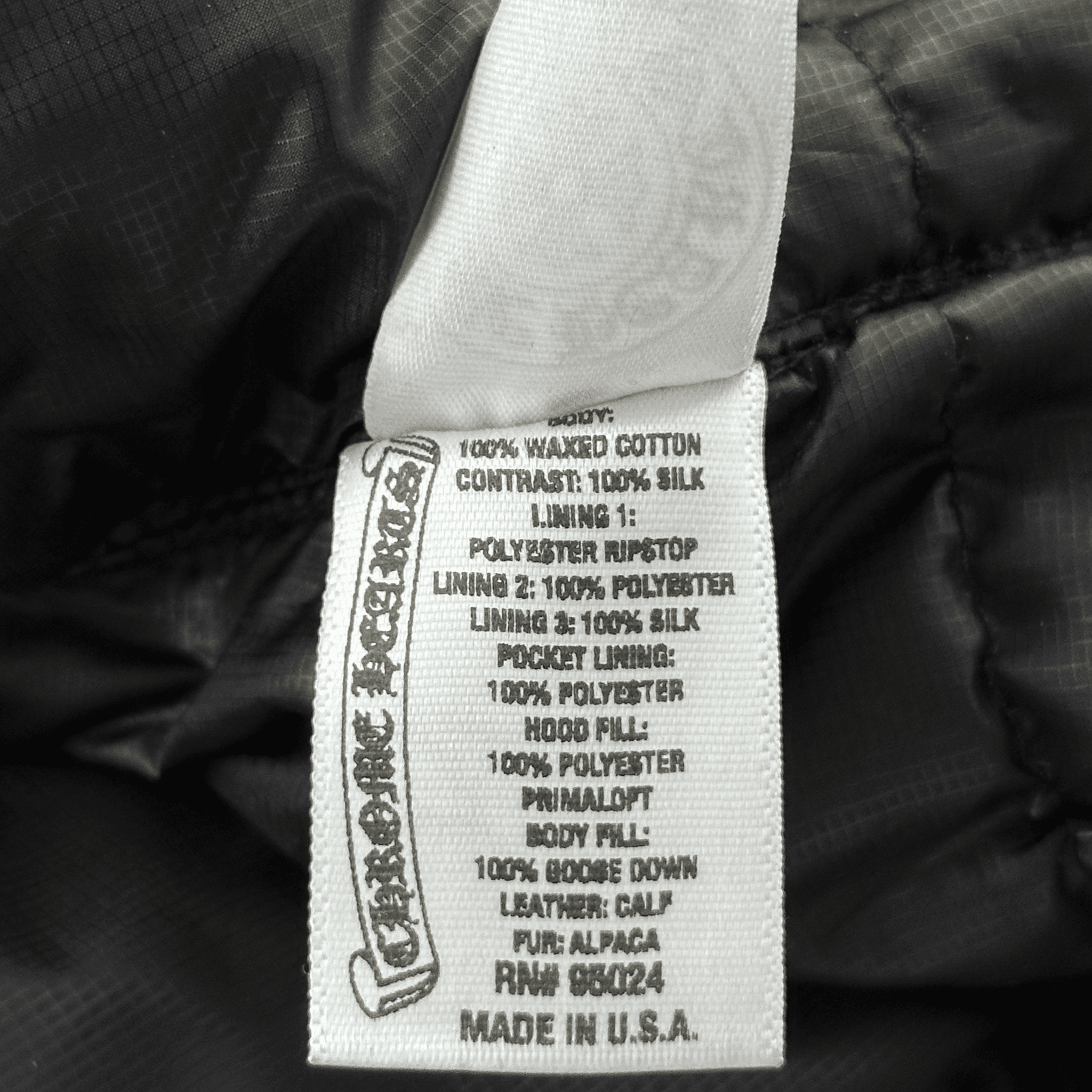 Chrome Hearts Black Leather Fleur Parka Jacket - Morely TrendsChrome Hearts Type here:)