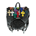 Chrome Hearts Black Multicolor Cross Patch Leather Gunslinger Backpack - Morely TrendsChrome Hearts Type here:)