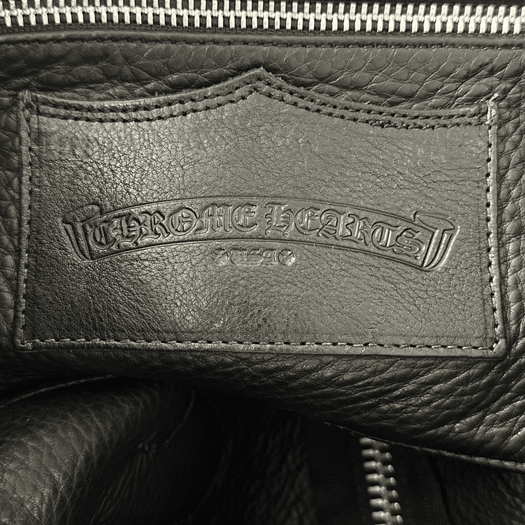 Chrome Hearts Black Multicolor Cross Patch Leather Gunslinger Backpack - Morely TrendsChrome Hearts Type here:)