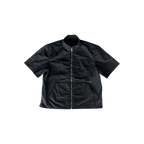 Chrome Hearts Black Nylon & Leather Zip Up Shirt - Morely TrendsChrome Hearts Type here:)