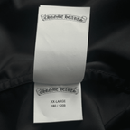 Chrome Hearts Black Nylon & Leather Zip Up Shirt - Morely TrendsChrome Hearts Type here:)