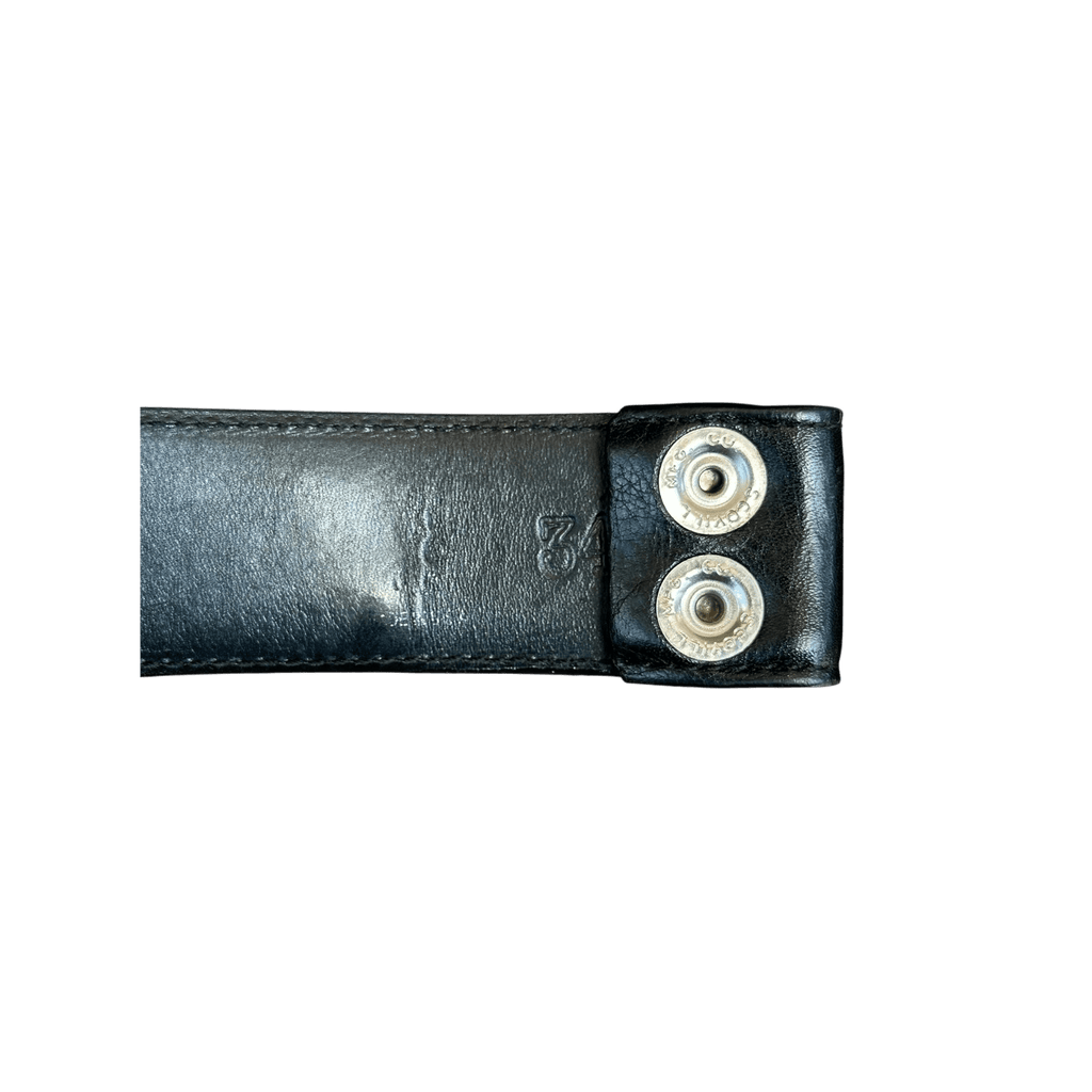 Chrome Hearts Black & Silver Rolling Stones Tongue Belt Strap - Morely TrendsChrome Hearts Type here:)