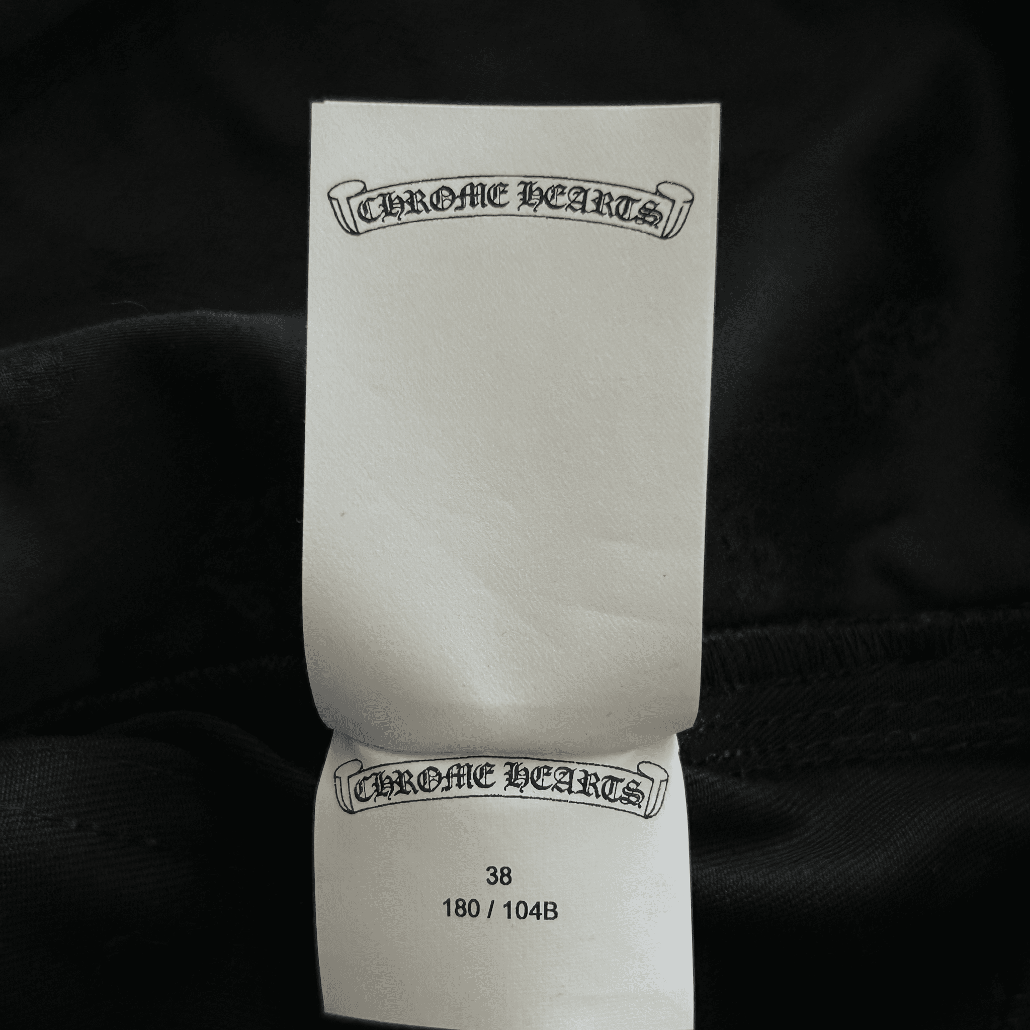 Chrome Hearts Black & White Cross Patch Carpenter Pants - Morely TrendsChrome Hearts Type here:)