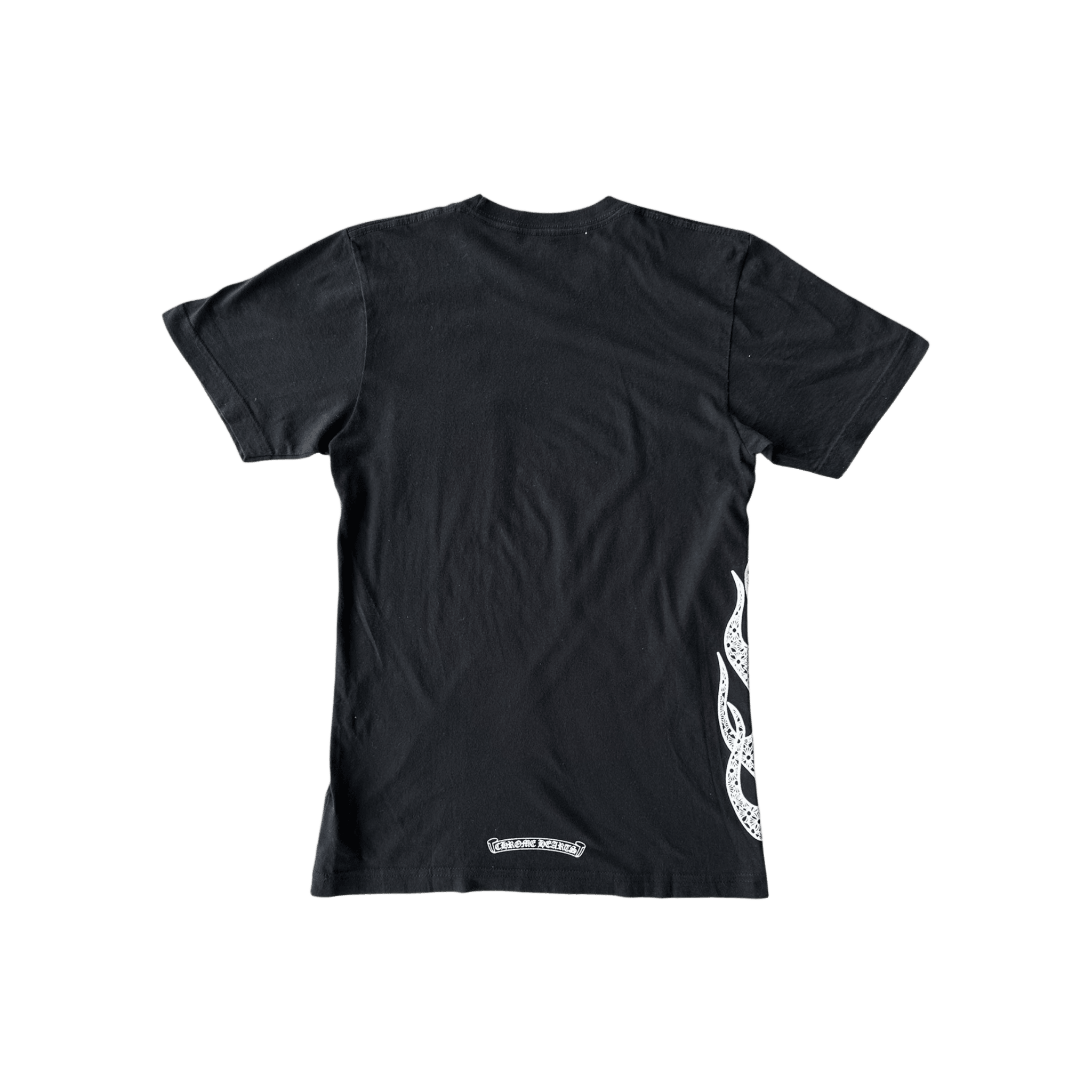Chrome Hearts Black & White Flame Logo T-Shirt - Morely TrendsChrome Hearts Type here:)