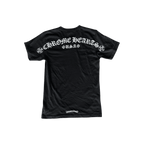 Chrome Hearts Black & White Scroll Logo T-Shirt - Morely TrendsChrome Hearts Type here:)