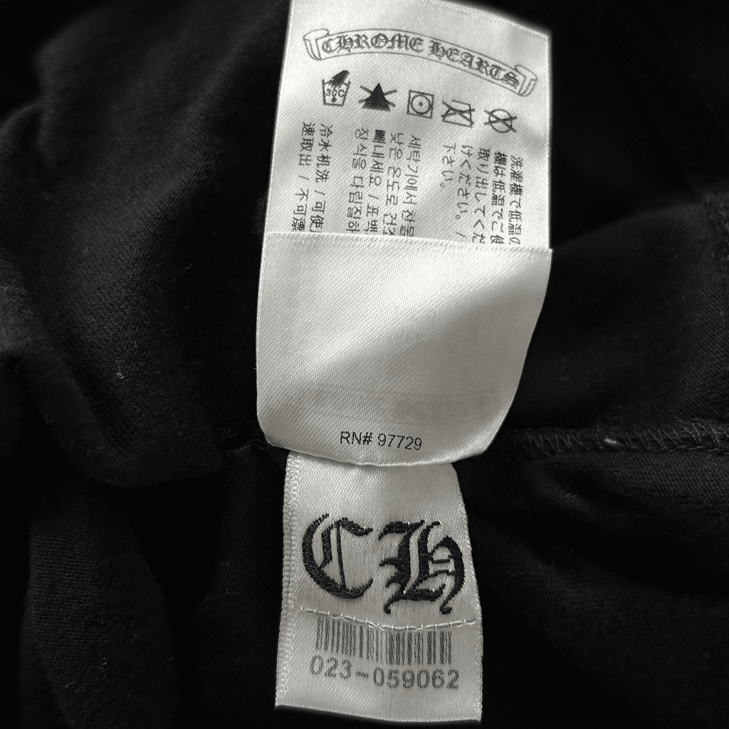 Chrome Hearts Black & White Scroll Logo T-Shirt - Morely TrendsChrome Hearts Type here:)