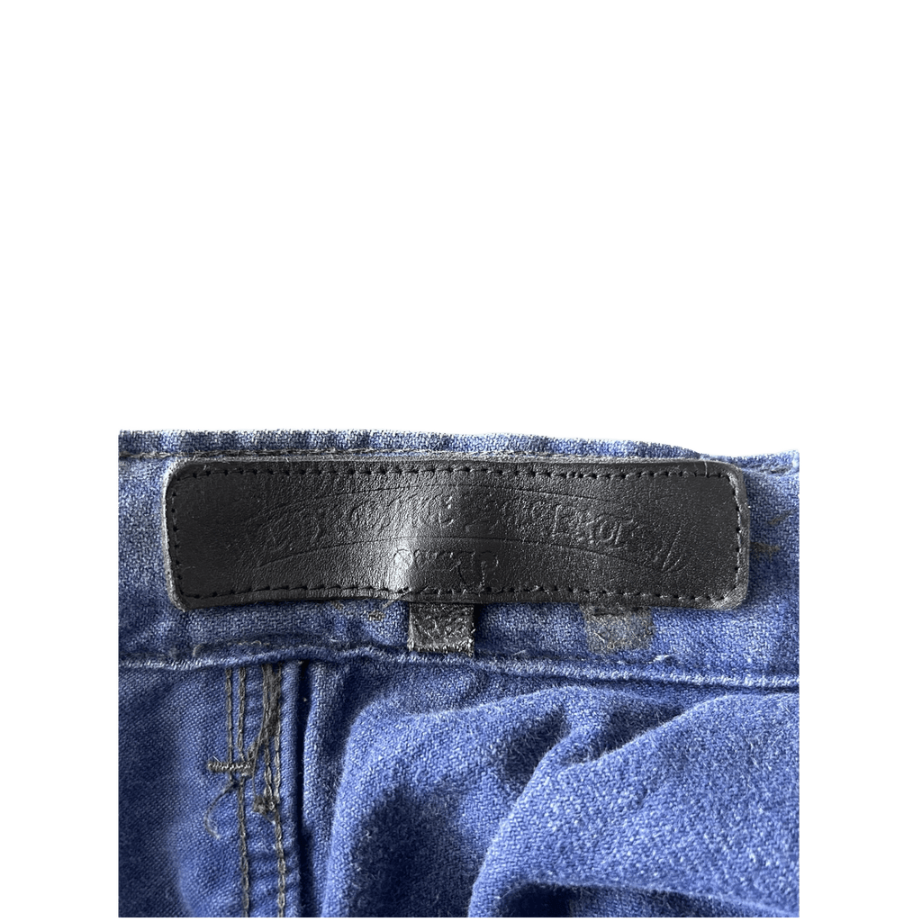 Chrome Hearts Blue Cross Patch Vintage French Work Pants - Morely TrendsChrome Hearts Type here:)