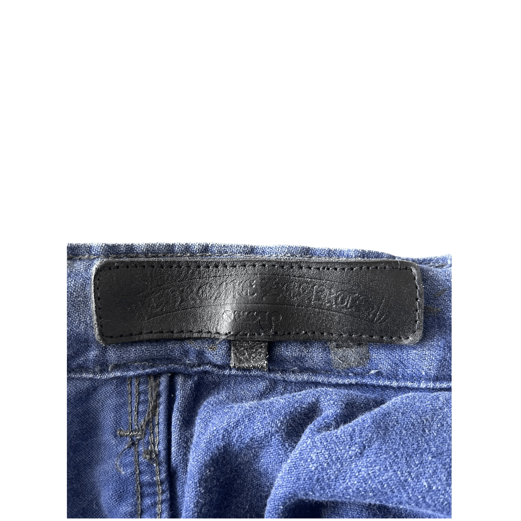 Chrome Hearts Blue Cross Patch Vintage French Work Pants - Morely TrendsChrome Hearts Type here:)
