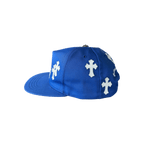Chrome Hearts Blue & White Cross Patch Hat - Morely TrendsChrome Hearts Type here:)