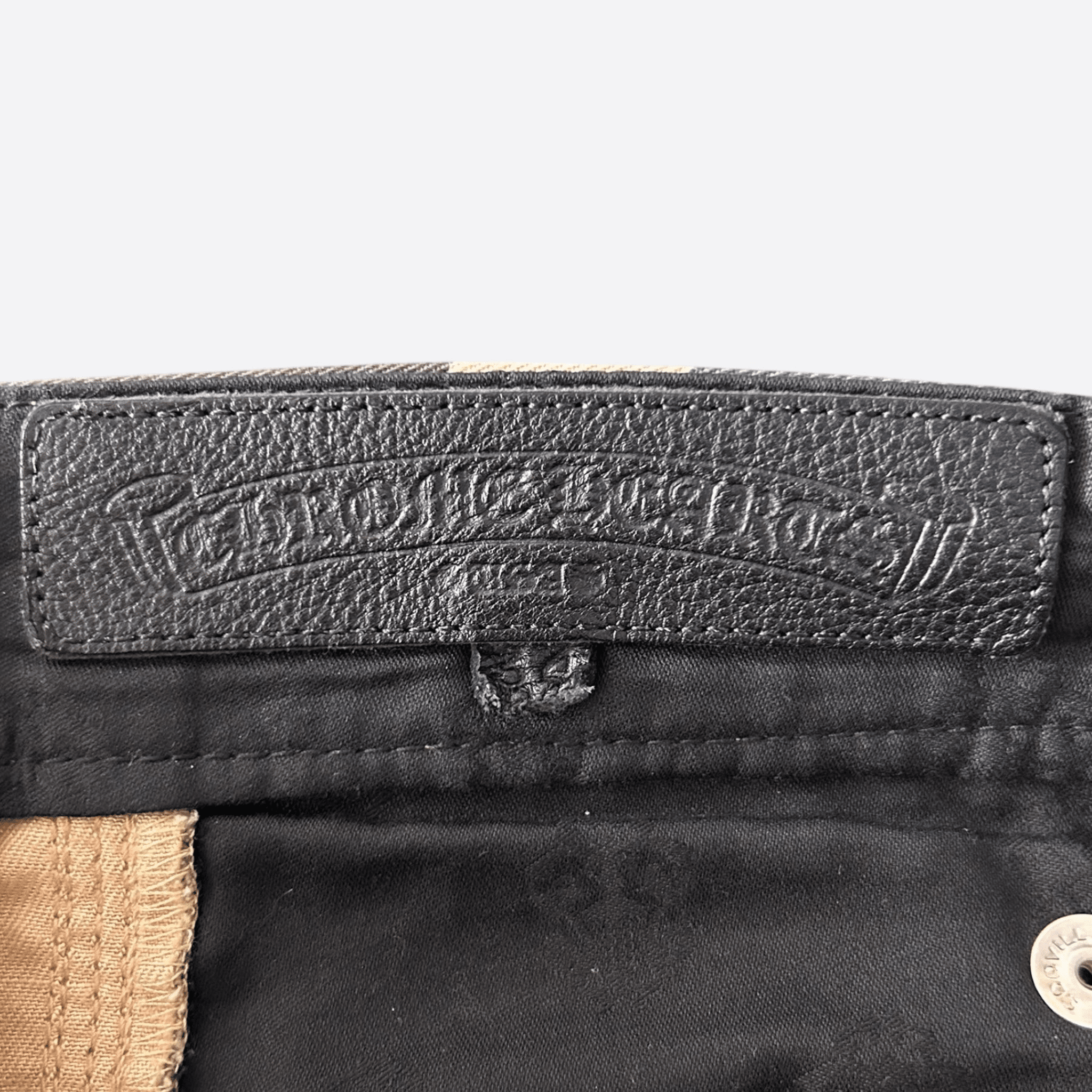 Chrome Hearts Camouflage Sex Records Cross Patch Carpenter Shorts - Morely TrendsChrome Hearts Type here:)