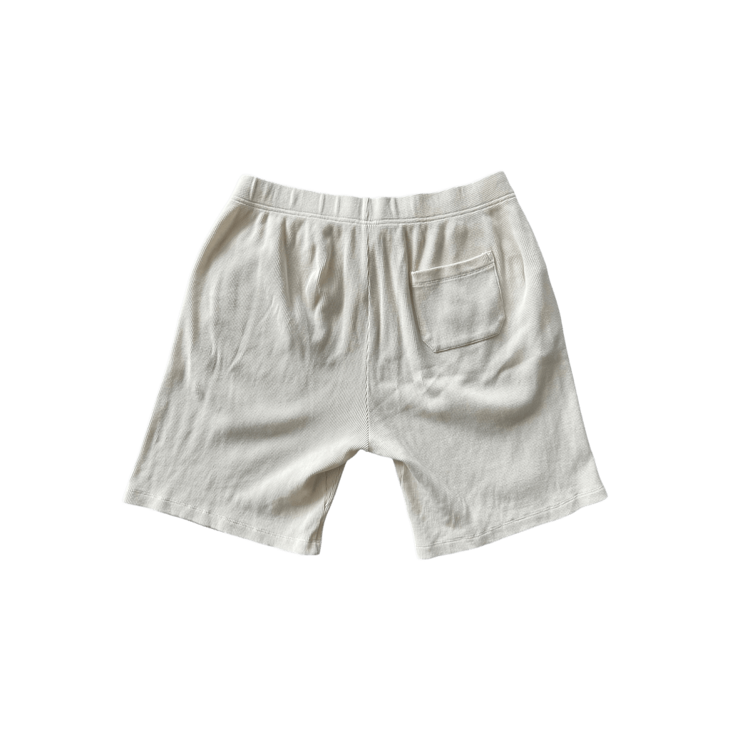 Chrome Hearts Cream CH Embroidered Waffle Knit Shorts - Morely TrendsChrome Hearts Type here:)