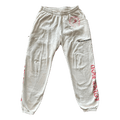 Chrome Hearts Drake Cream & Pink Certified Chrome Cross Logo Sweatpants - Morely TrendsChrome Hearts Type here:)