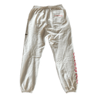 Chrome Hearts Drake Cream & Pink Certified Chrome Cross Logo Sweatpants - Morely TrendsChrome Hearts Type here:)