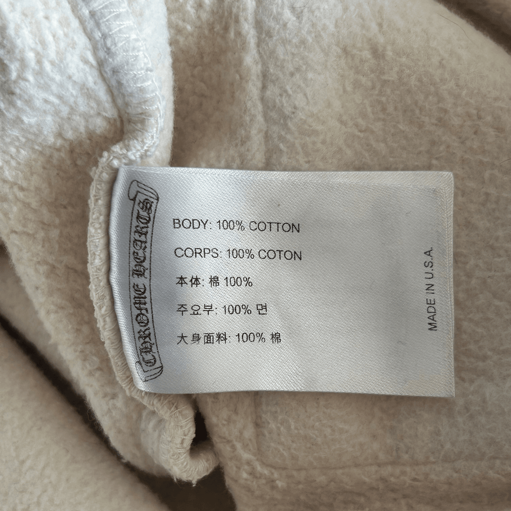 Chrome Hearts Drake Cream & Pink Certified Chrome Cross Logo Sweatpants - Morely TrendsChrome Hearts Type here:)