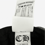 Chrome Hearts Grey & Black Leather CH Logo Wool Hat - Morely TrendsChrome Hearts Type here:)