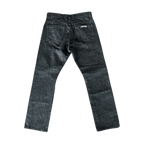 Chrome Hearts Grey & Black Star Patch Fleur Knee Jeans - Morely TrendsChrome Hearts Type here:)