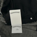 Chrome Hearts Grey & Black Star Patch Fleur Knee Jeans - Morely TrendsChrome Hearts Type here:)