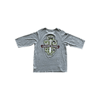 Chrome Hearts Grey & Multicolor Dagger Logo Women's T-Shirt - Morely TrendsChrome Hearts Type here:)