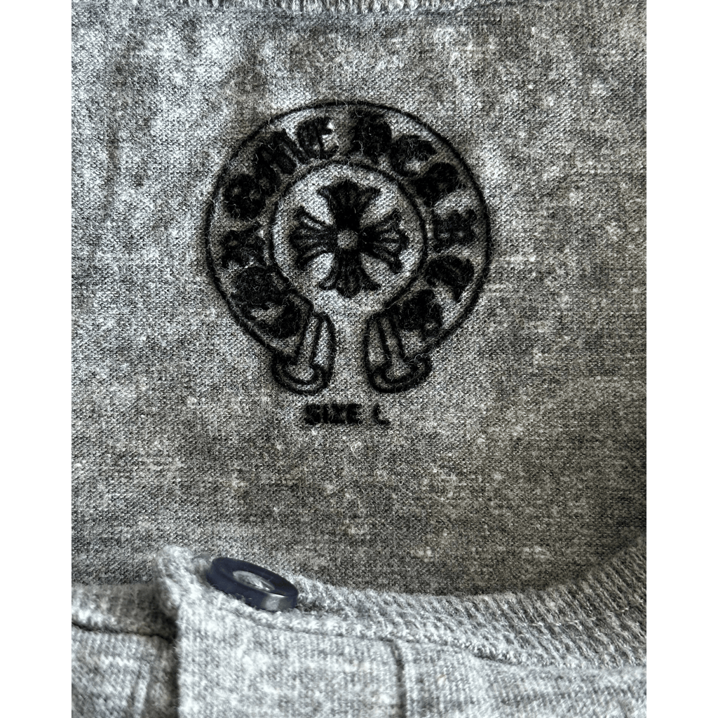 Chrome Hearts Grey & Multicolor Dagger Logo Women's T-Shirt - Morely TrendsChrome Hearts Type here:)