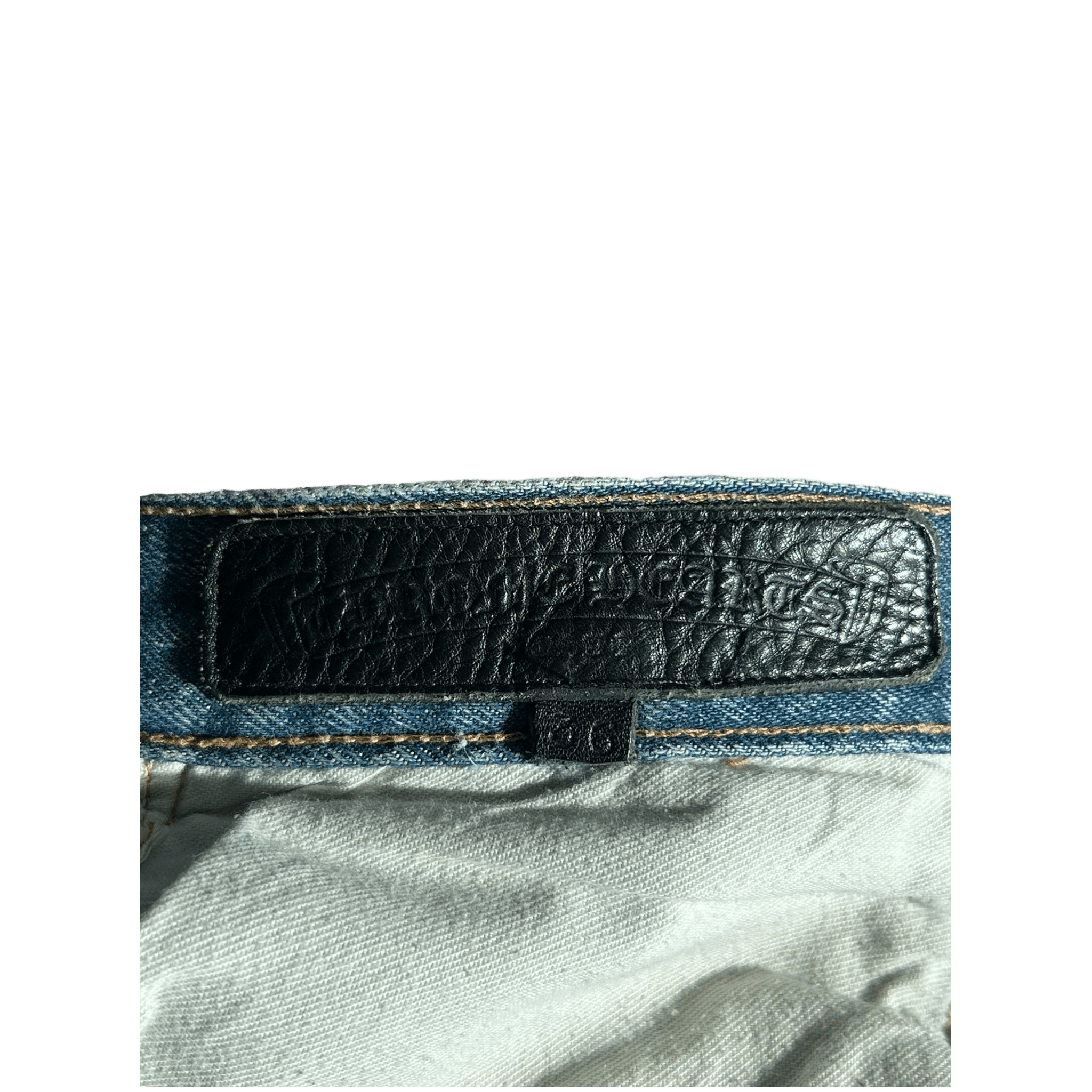 Chrome Hearts Levi's Blue & Yellow Cross Patch Jeans - Morely TrendsChrome Hearts Type here:)