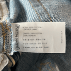 Chrome Hearts Levi's Blue & Yellow Cross Patch Jeans - Morely TrendsChrome Hearts Type here:)