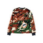 Chrome Hearts Matty Boy Camouflage Caution Longsleeve T-Shirt - Morely TrendsChrome Hearts Type here:)
