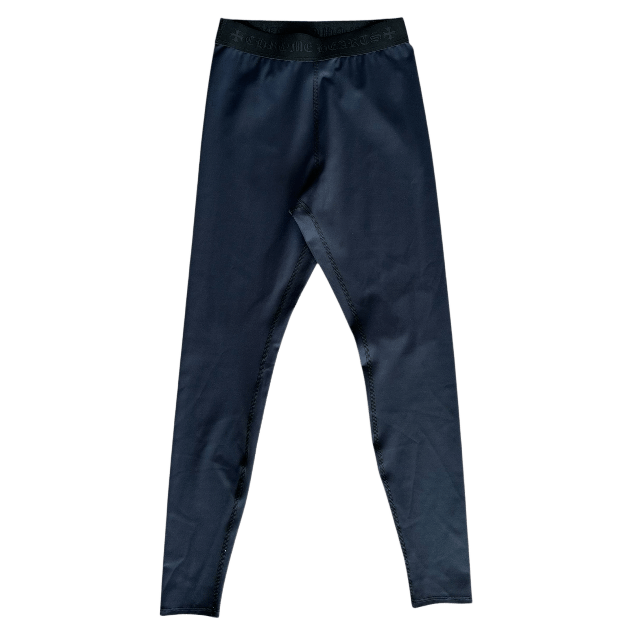 Chrome Hearts Navy & Black CH Logo Leggings - Morely TrendsChrome Hearts Type here:)