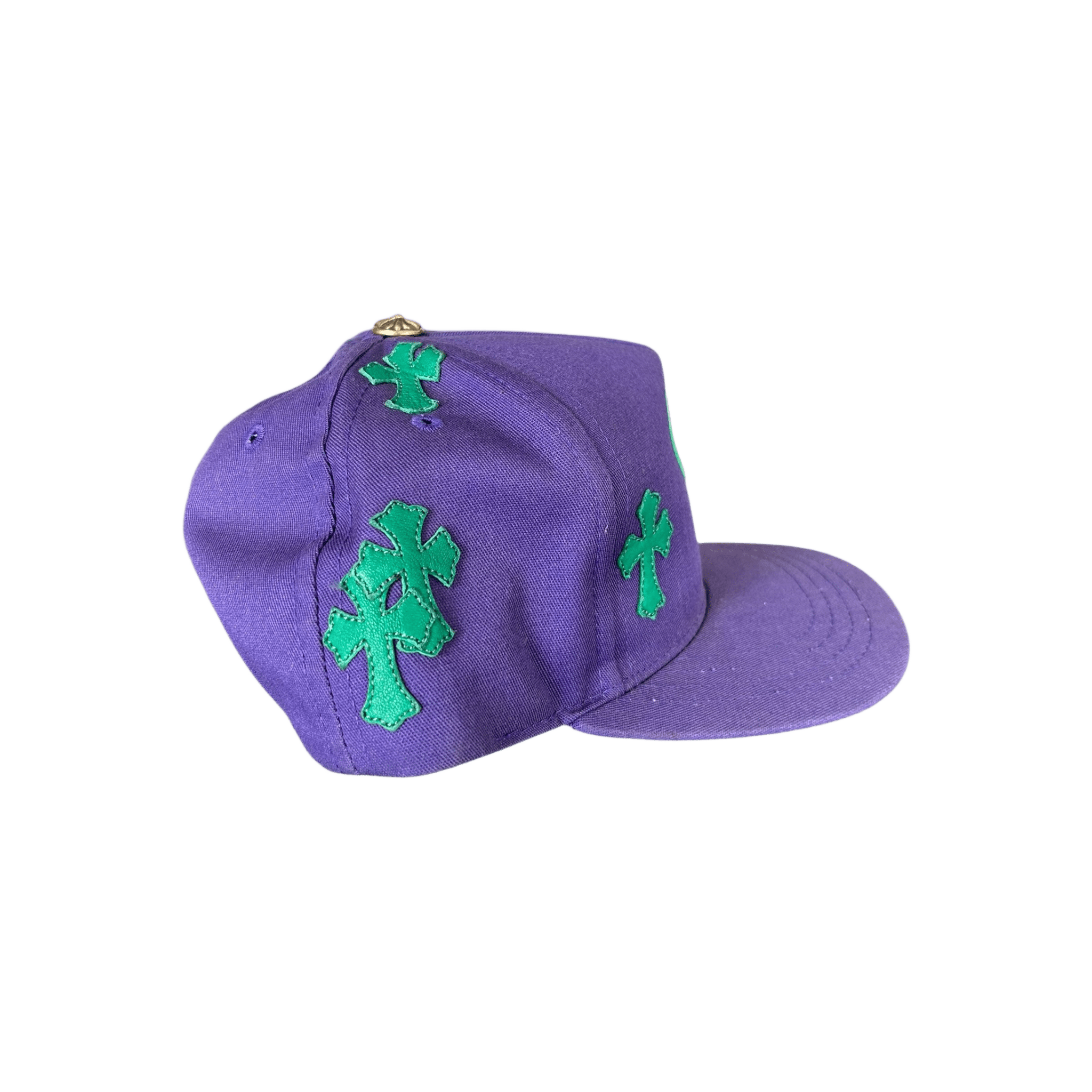 Chrome Hearts Purple & Green Cross Patch Hat - Morely TrendsChrome Hearts Type here:)