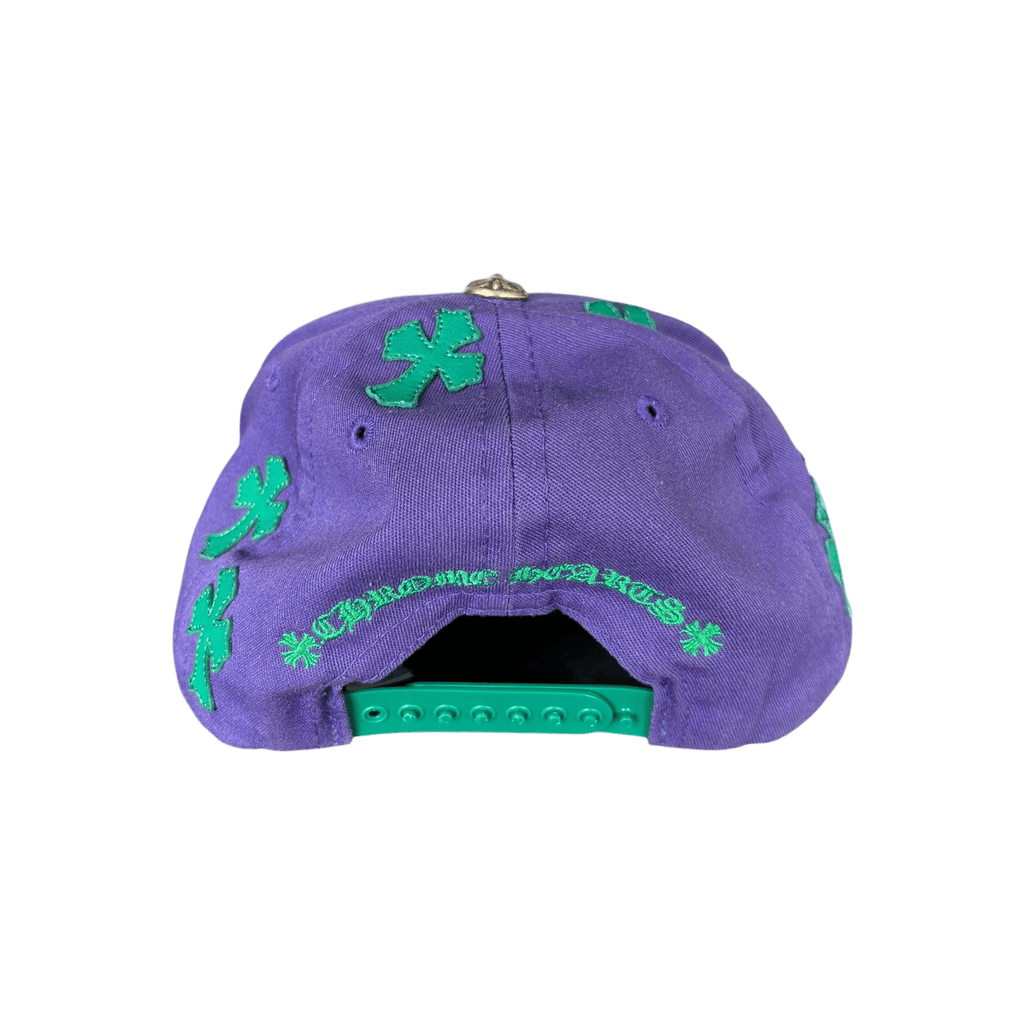 Chrome Hearts Purple & Green Cross Patch Hat - Morely TrendsChrome Hearts Type here:)