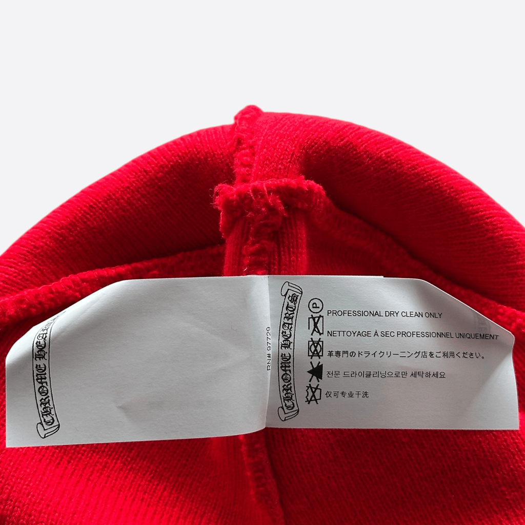 Chrome Hearts Red & White CH Logo Embroidered Beanie - Morely TrendsChrome Hearts Type here:)