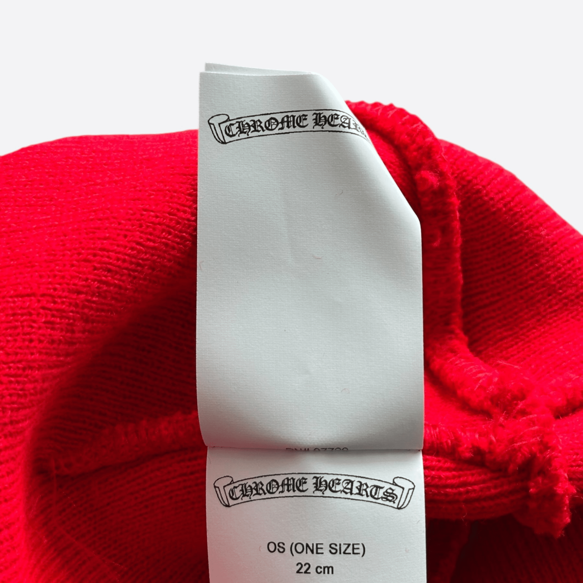 Chrome Hearts Red & White CH Logo Embroidered Beanie - Morely TrendsChrome Hearts Type here:)