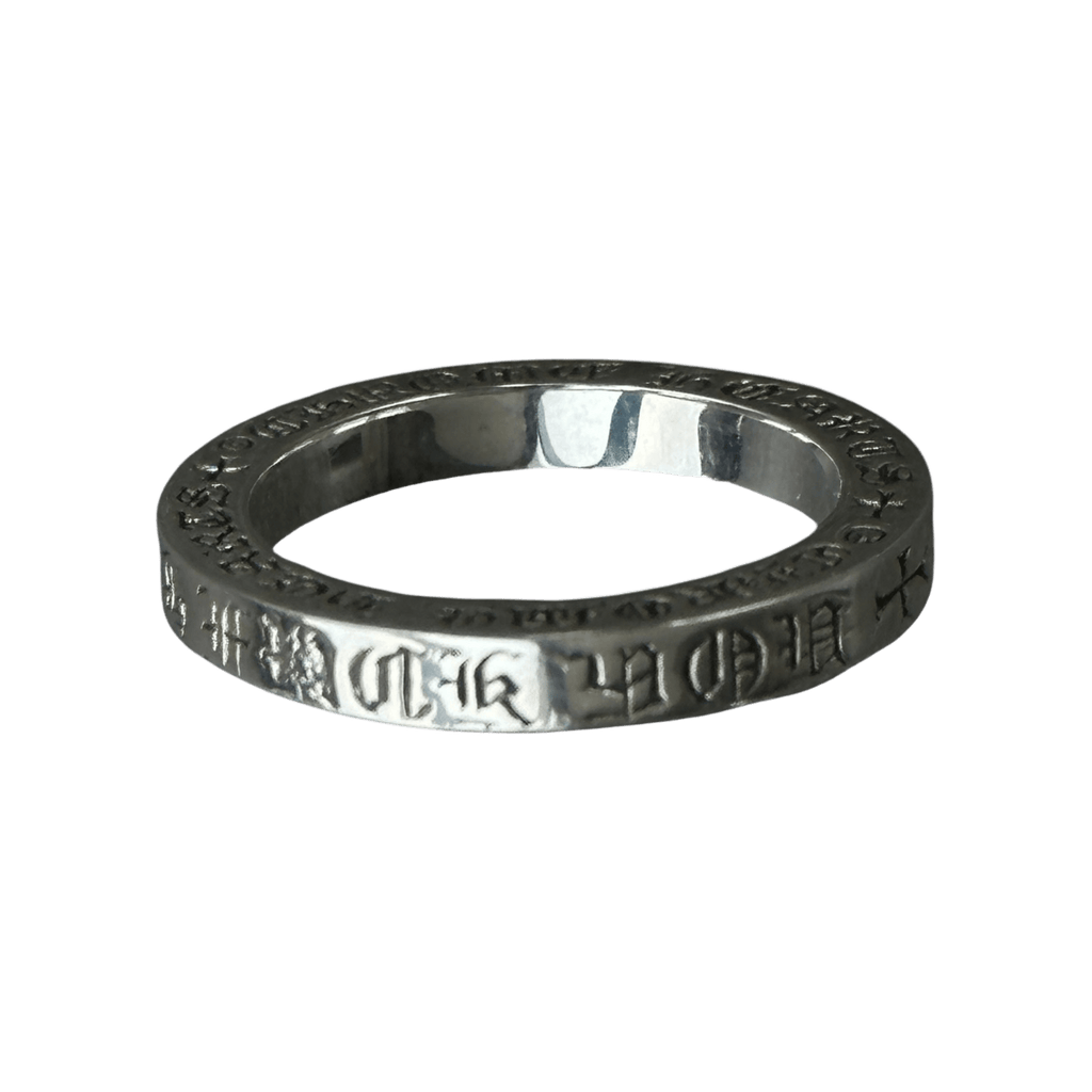 Chrome Hearts Silver & Diamond Thin Spacer Ring - Morely TrendsChrome Hearts Type here:)