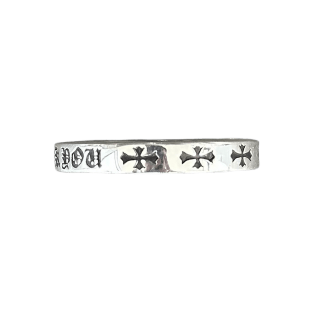 Chrome Hearts Silver Los Angeles Spacer Ring - Morely TrendsChrome Hearts Type here:)