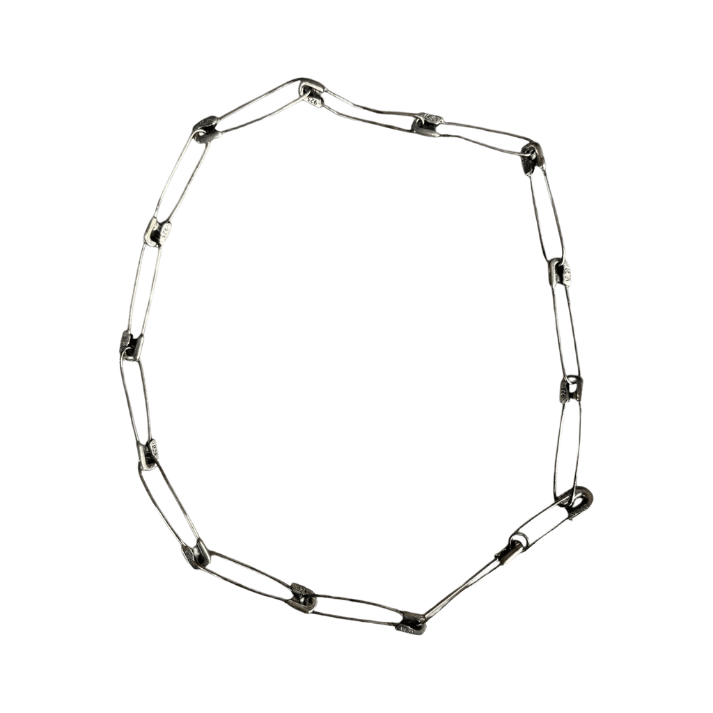 Chrome Hearts Silver Safety Pin Necklace - Morely TrendsChrome Hearts Type here:)