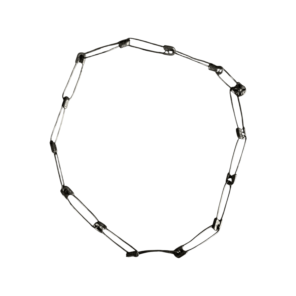 Chrome Hearts Silver Safety Pin Necklace - Morely TrendsChrome Hearts Type here:)