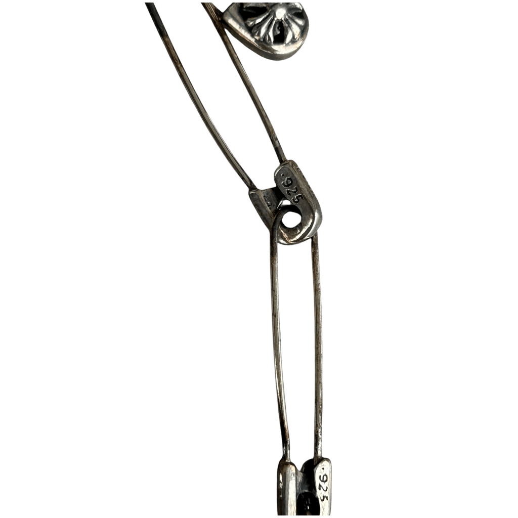Chrome Hearts Silver Safety Pin Necklace - Morely TrendsChrome Hearts Type here:)