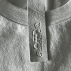 Chrome Hearts White & Black Embroidered Eyechart Logo Cropped T-Shirt - Morely TrendsChrome Hearts Type here:)