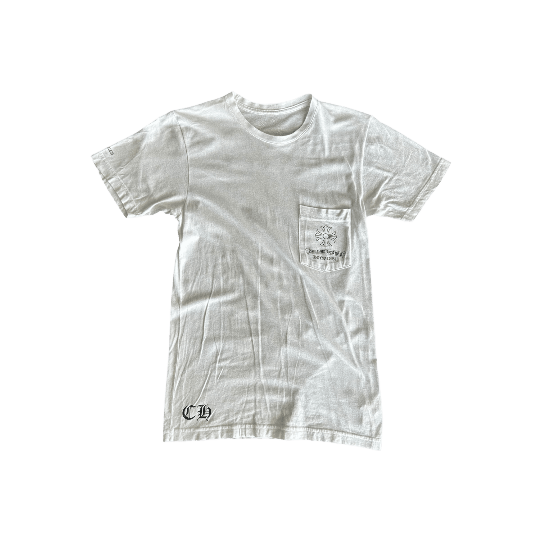 Chrome Hearts White & Black Honolulu Exclusive Jumbo Floral Cross T-Shirt - Morely TrendsChrome Hearts Type here:)