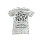 Chrome Hearts White & Black Honolulu Exclusive Jumbo Floral Cross T-Shirt - Morely TrendsChrome Hearts Type here:)
