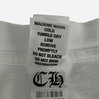 Chrome Hearts White & Black Horseshoe Scroll Logo T-Shirt - Morely TrendsChrome Hearts Type here:)