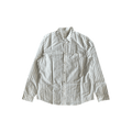Chrome Hearts White & Black Loose Ends Pinstripe Button Up Shirt - Morely TrendsChrome Hearts Type here:)