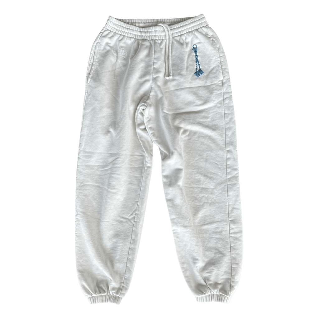 Chrome Hearts White & Blue Las Vegas Dice Sweatpants - Morely TrendsChrome Hearts Type here:)