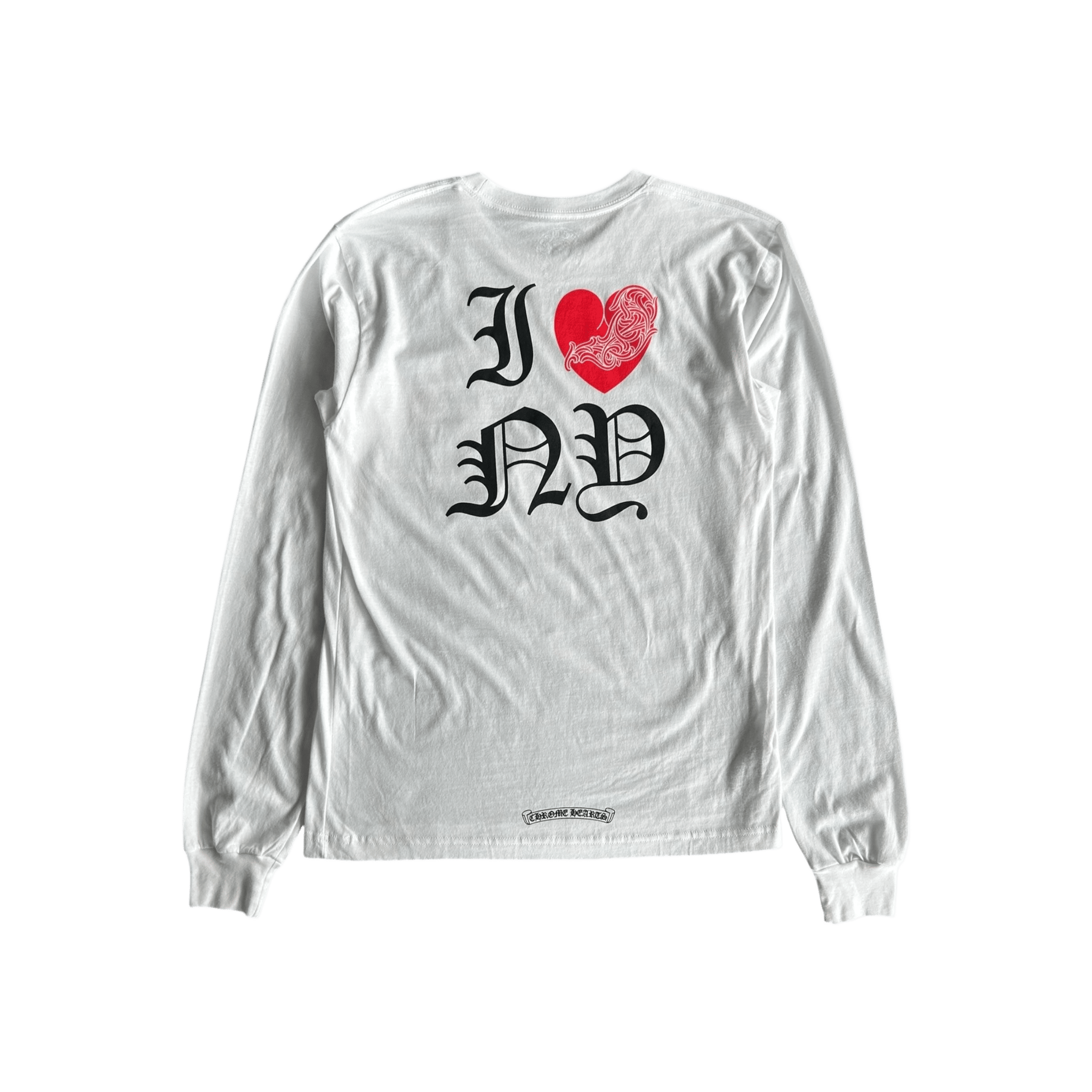 Chrome Hearts White & Red NY Longsleeve T-Shirt - Morely TrendsChrome Hearts Type here:)