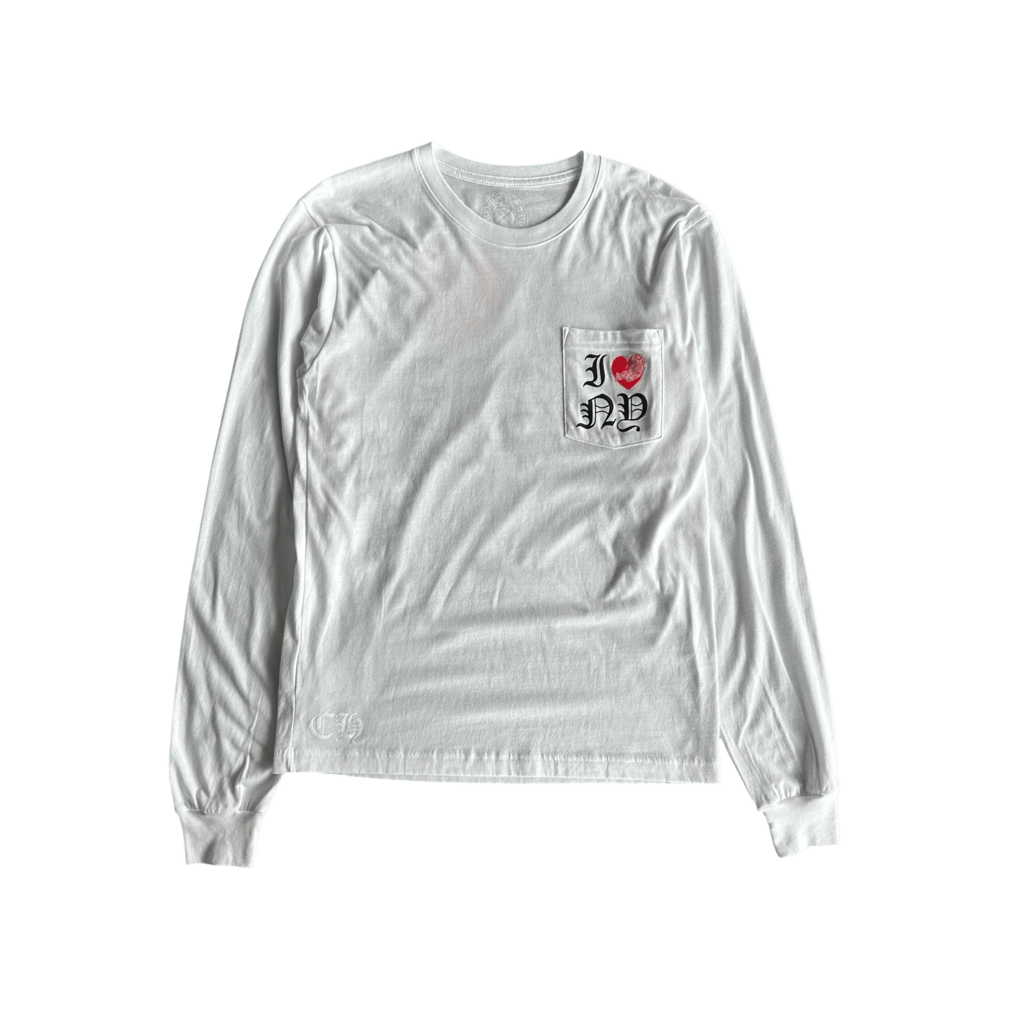 Chrome Hearts White & Red NY Longsleeve T-Shirt - Morely TrendsChrome Hearts Type here:)
