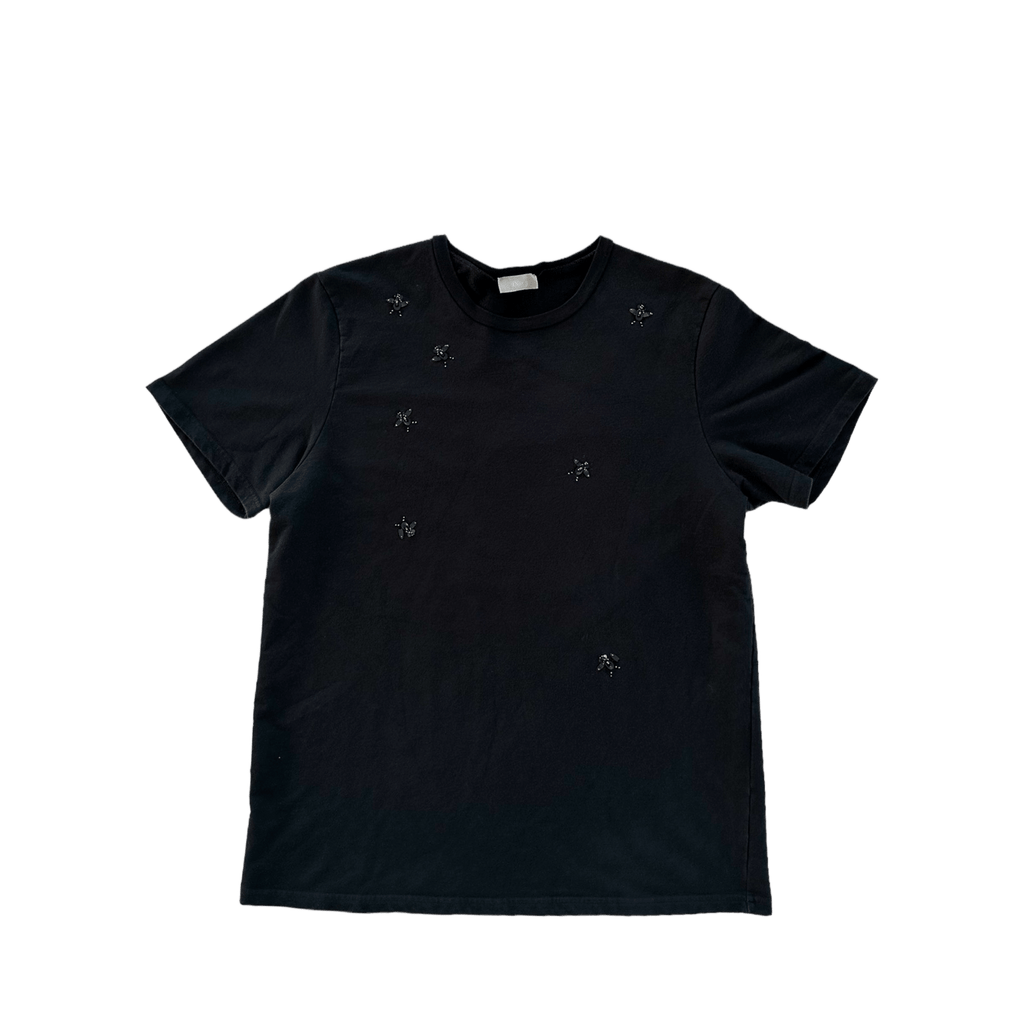 Dior Black Embroidered Bees T-Shirt - Morely TrendsDior Type here:)