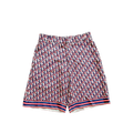 Dior Blue & Red Pixel Oblique Bermuda Silk Shorts - Morely TrendsDior Type here:)